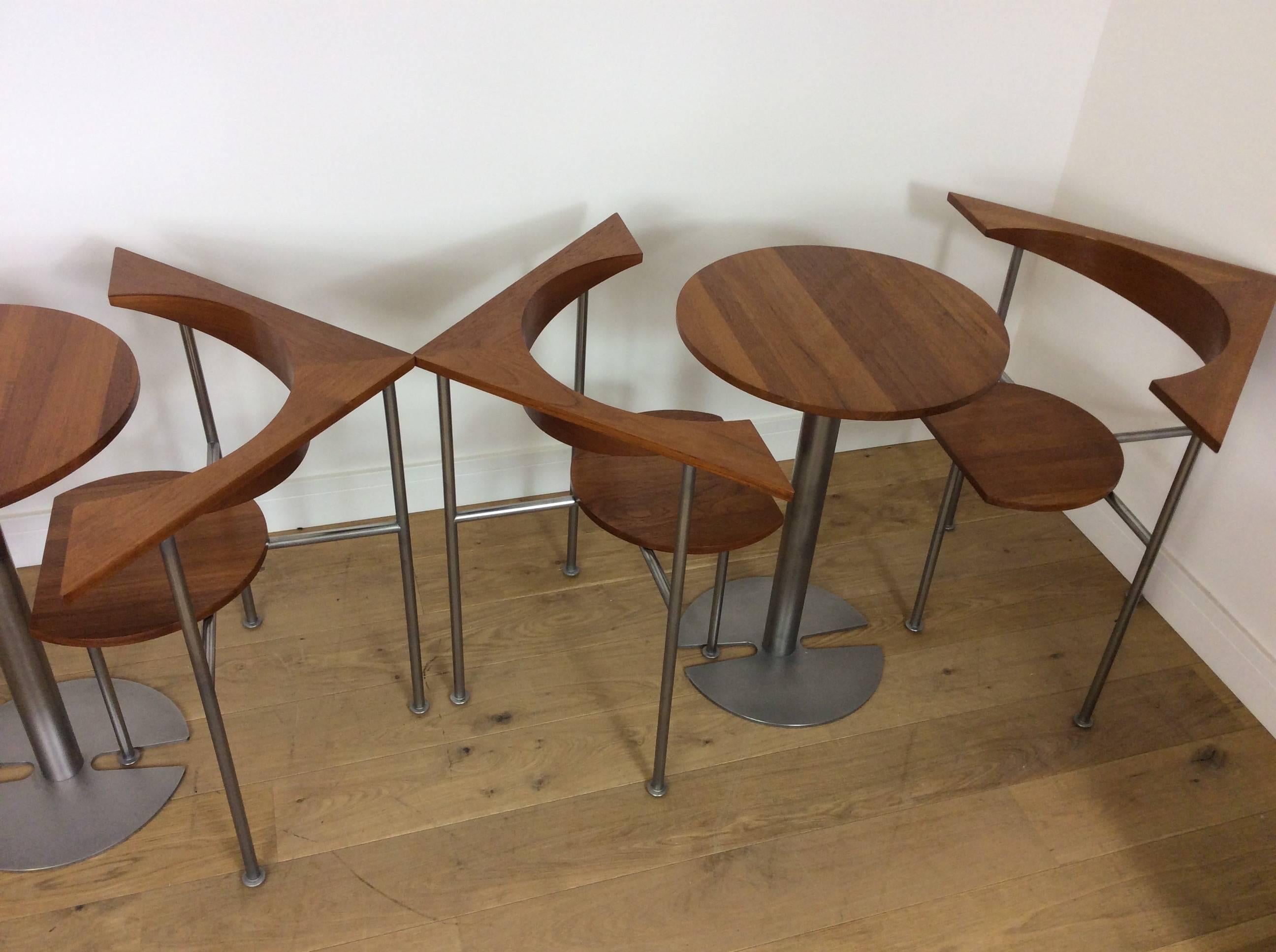 Midcentury Tables and Chairs Designed by Frans Schrofer 8