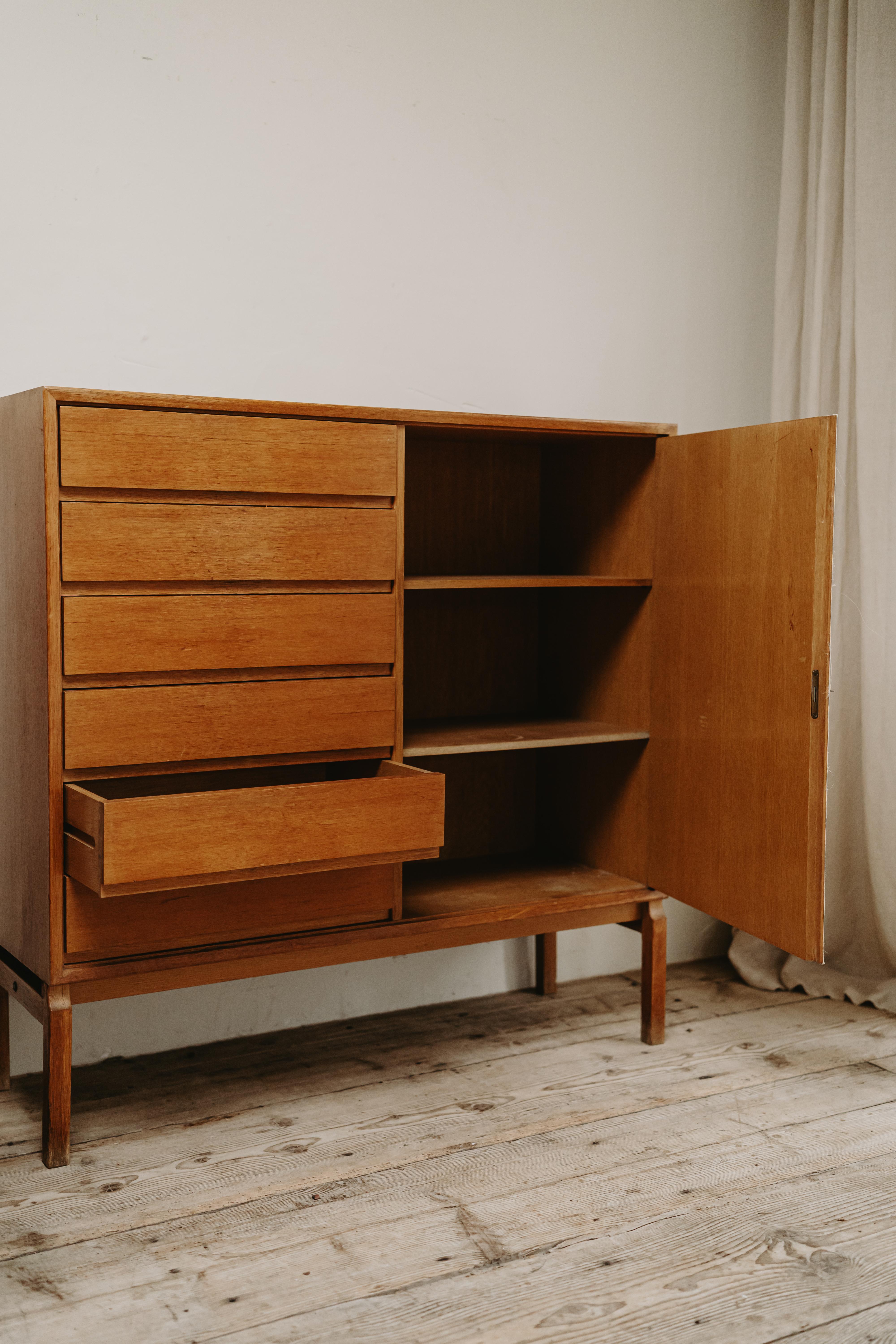 Pair of Midcentury Scandinavian Cabinets/Highboards 6