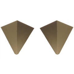 A Pair of Minimalist Sconces by Anvia Holland