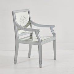 Pair of Mirrored Dining Chairs by Philippe Starck