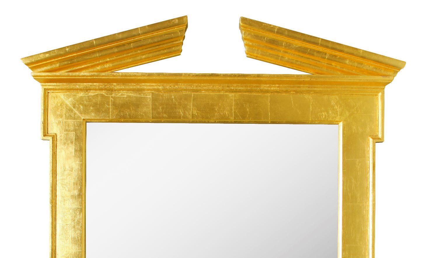 Unknown Pair of Modern Regency Style Giltwood Mirrors For Sale