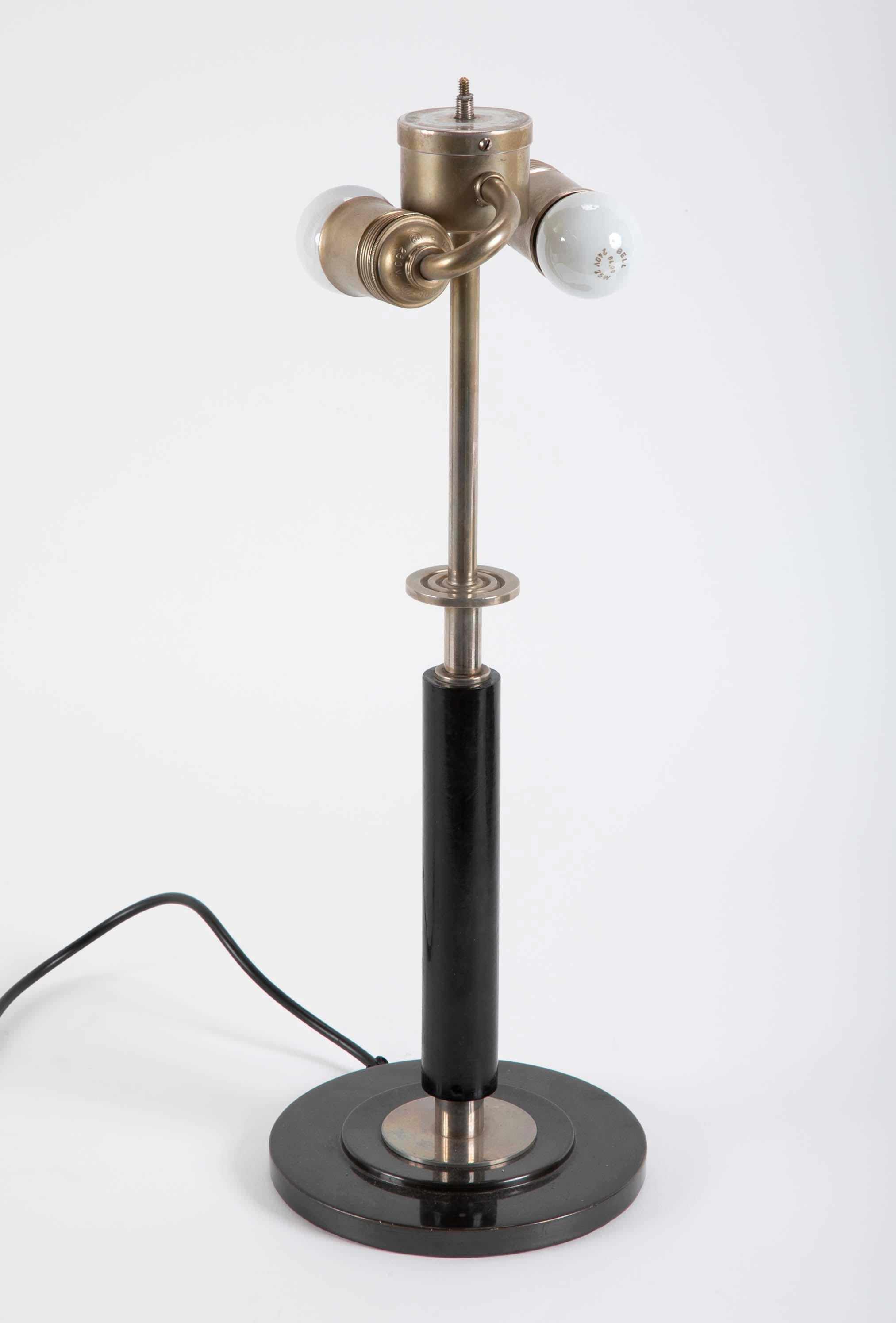 A Pair of Modern Swedish Lamps Designed by Erik Tidstrand Produced, circa 1932 For Sale 3