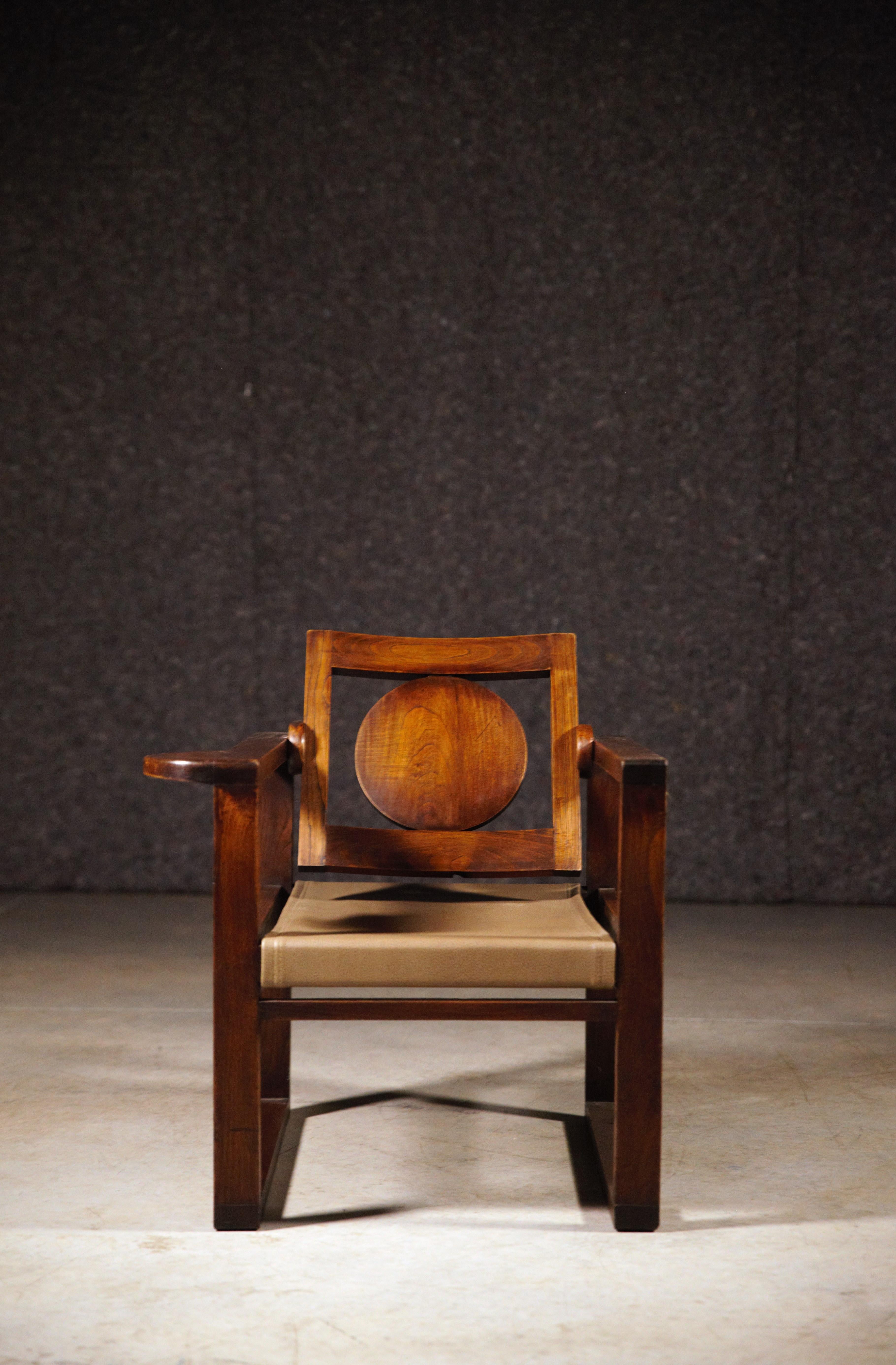 Paire de fauteuils modernistes de Victor Courtray France, années 1940 en vente 1