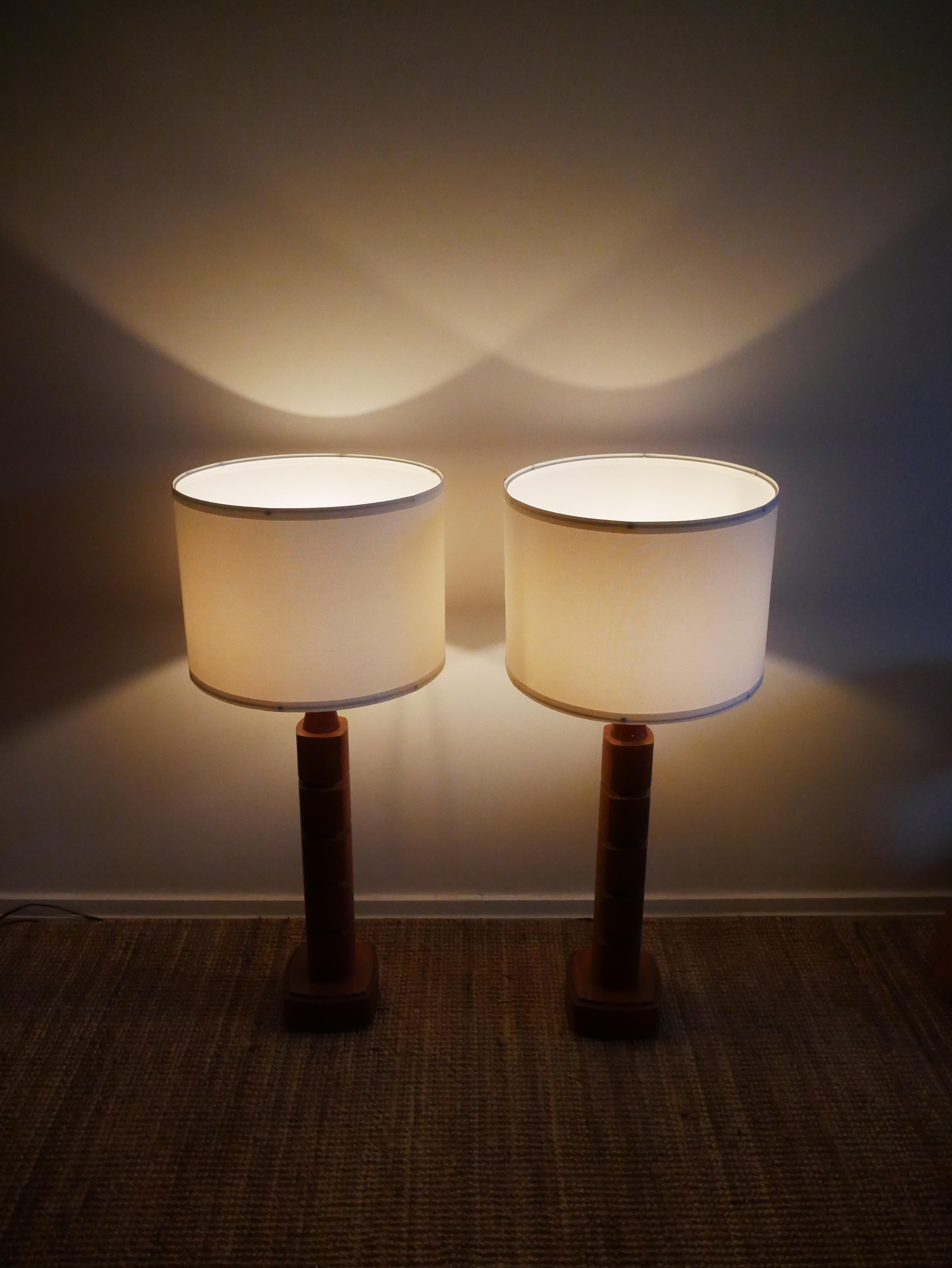 A Pair of Möllers Armatur Eskilstuna Floor Lamps 1970 For Sale 2