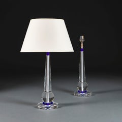Pair of Murano Glass Baluster Lamps