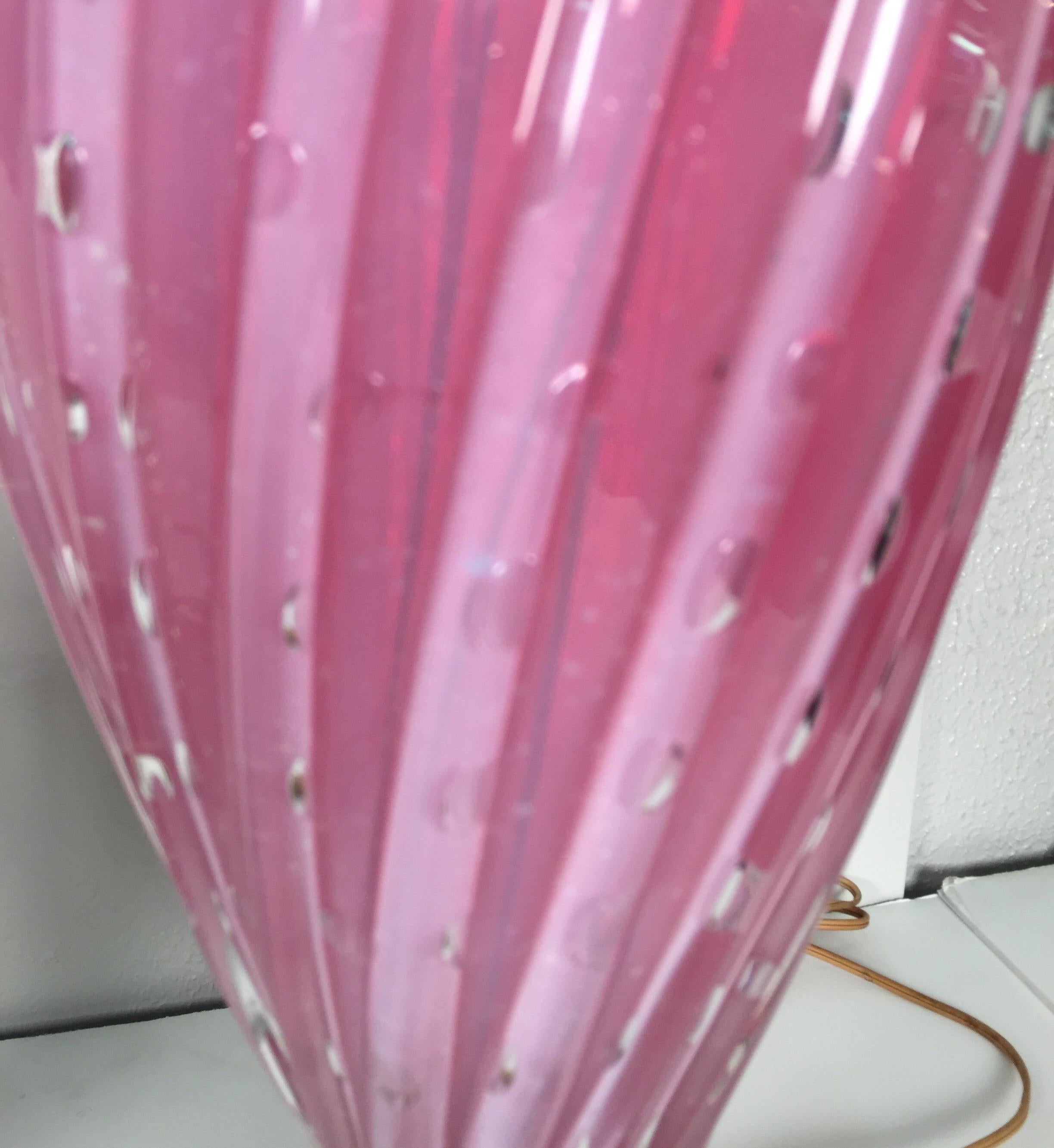 Pair of Murano Glass Ewer Lamps 4