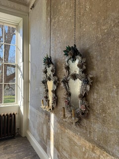 A Pair of Murano Glass Mirrors