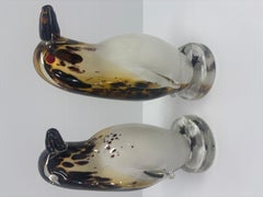 A Pair of Murano Glass Penguins