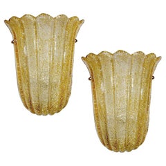 Coppia di lampade in vetro di Murano. Venduto a coppie
