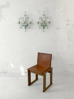 A Pair of MURANO GLASS WALL APPLIQUES, by FLAVIO POLI & VERONESE, Italy 1960