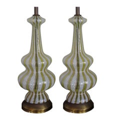 A Pair of Murano Lamps