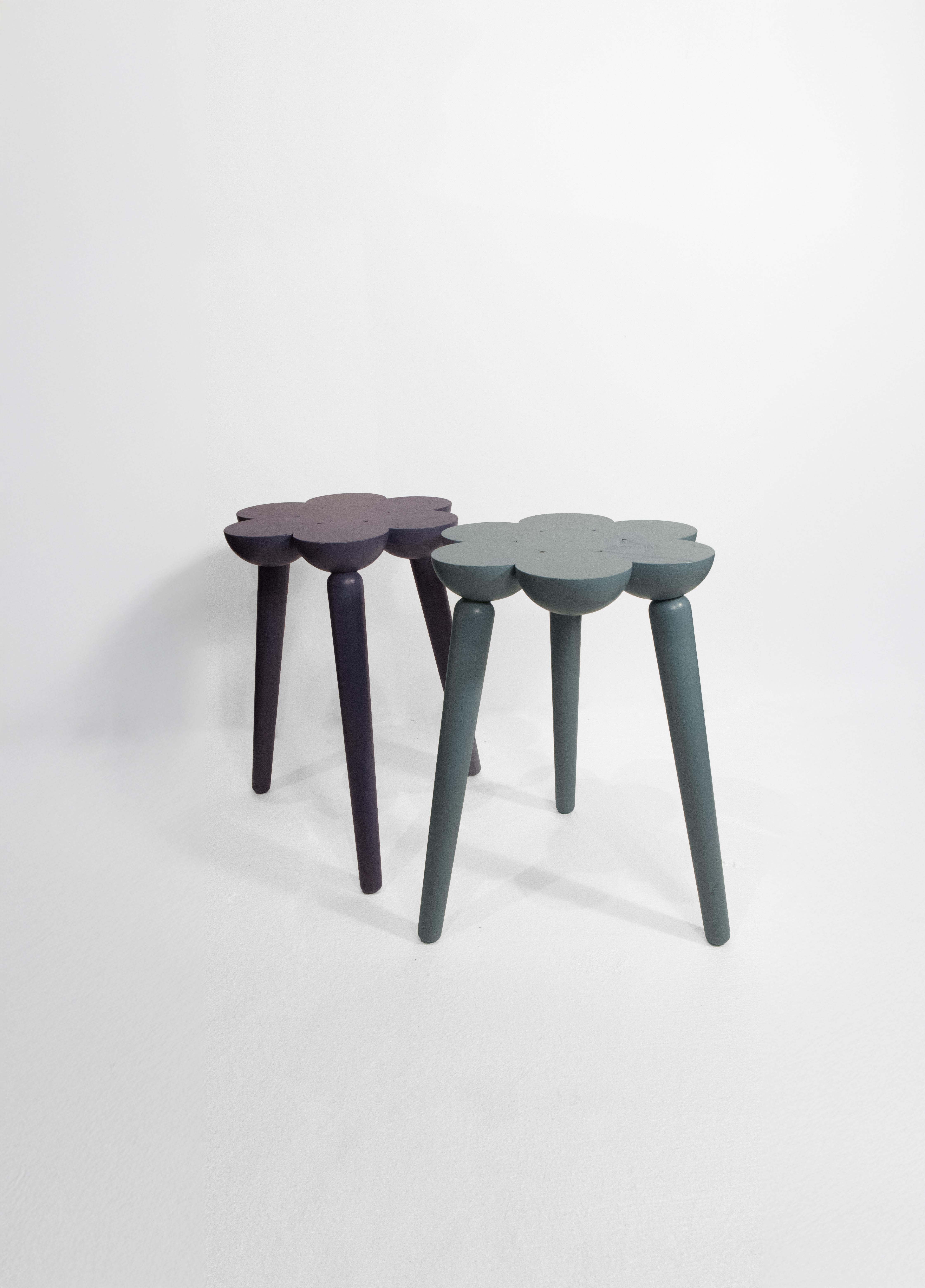 A Pair of “Myltha” Stools by Lisa Hilland For Sale 7