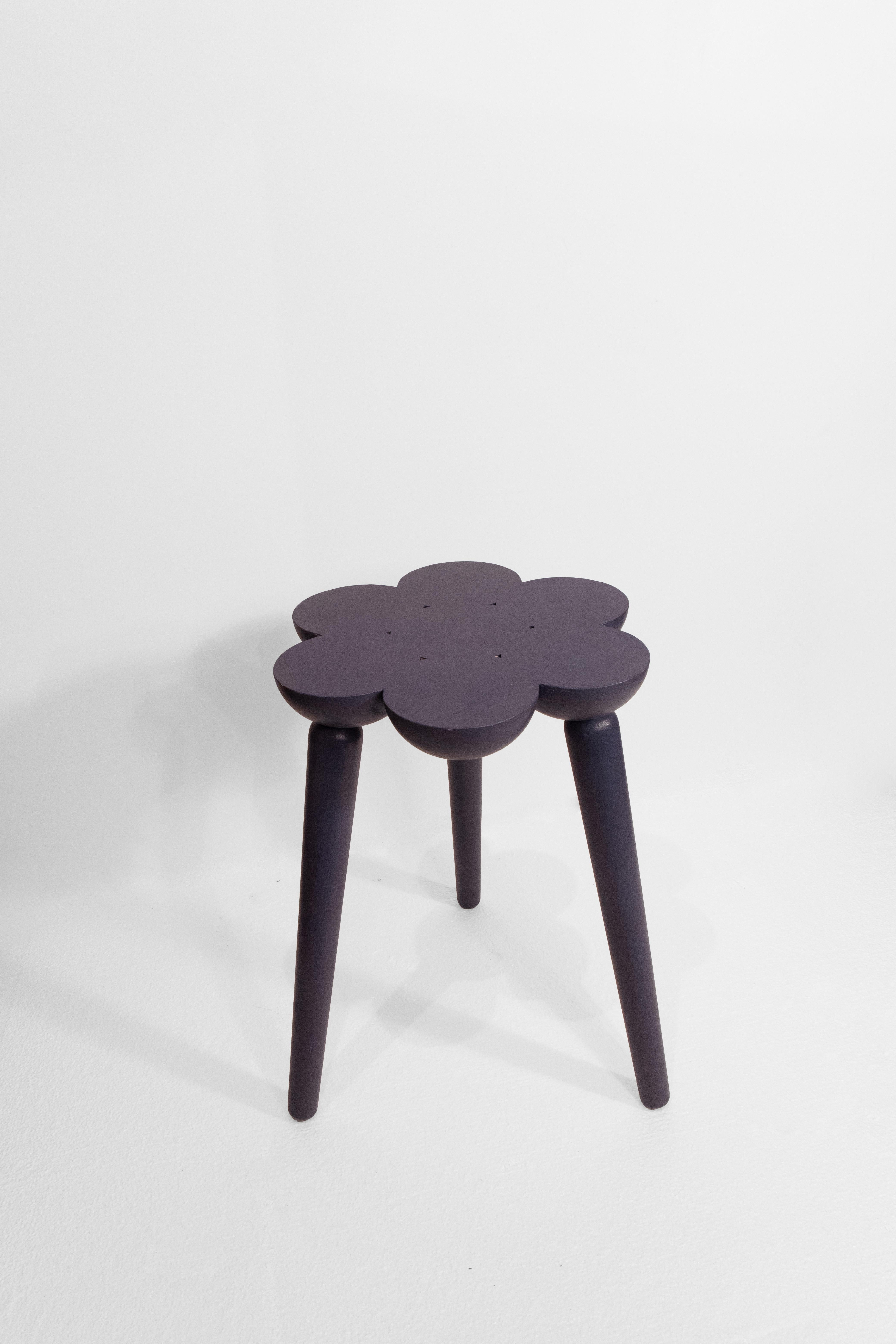 Lacquered A Pair of “Myltha” Stools by Lisa Hilland For Sale