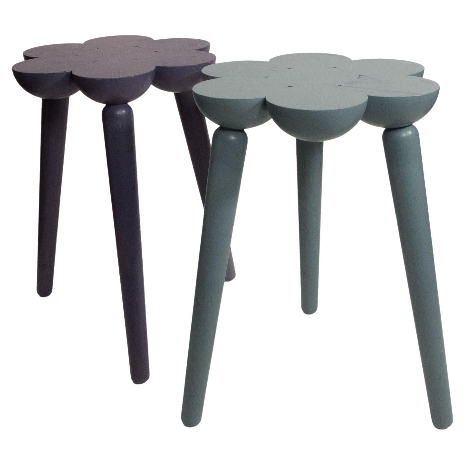 A Pair of “Myltha” Stools by Lisa Hilland For Sale