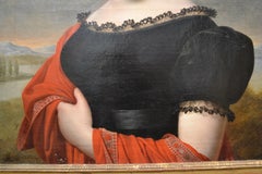 Pair of French Empire Portraits of an Aristocratic Couple by Antoine Borel