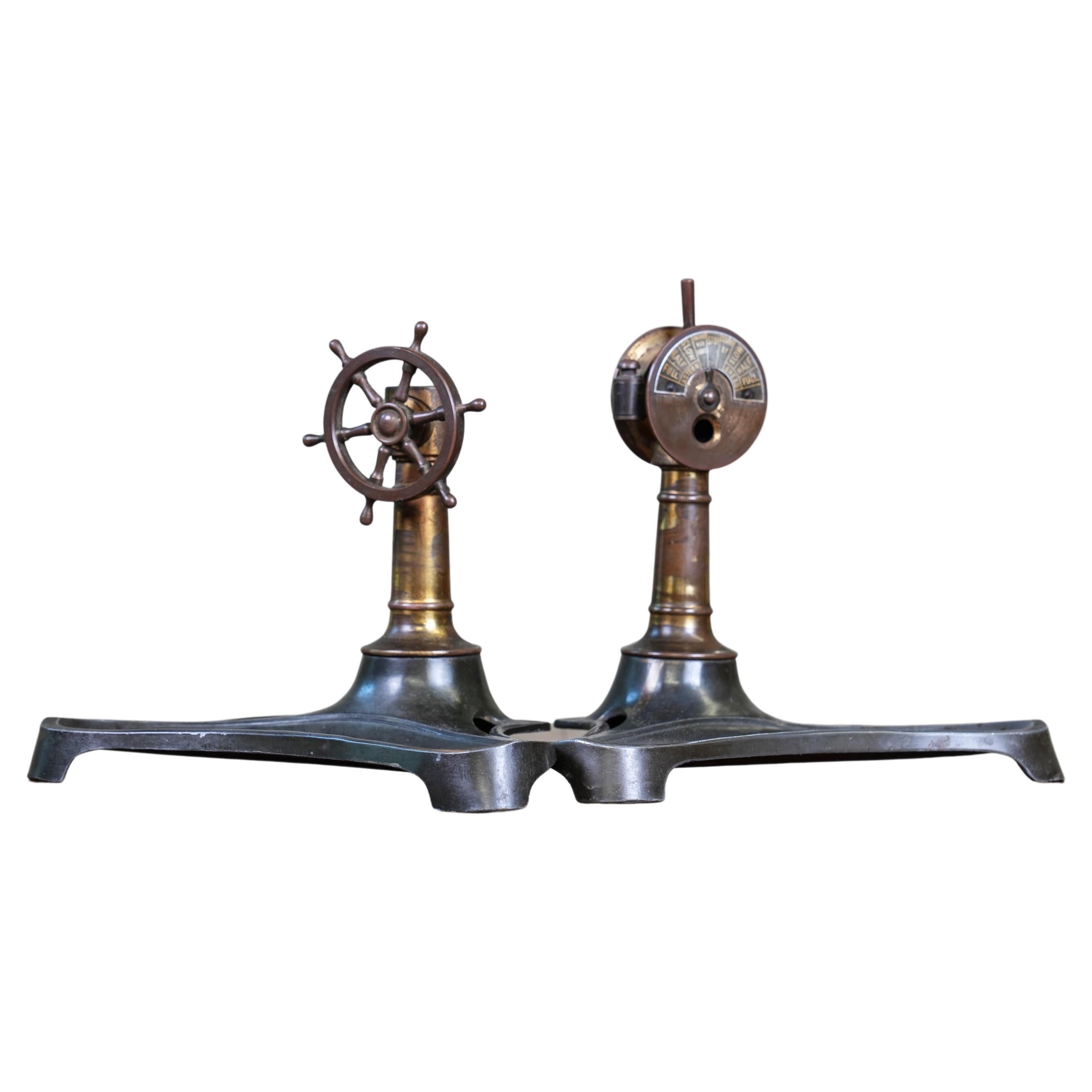 Rare Antique General Store Eastlake Style Paper Roll Cutter For Sale at