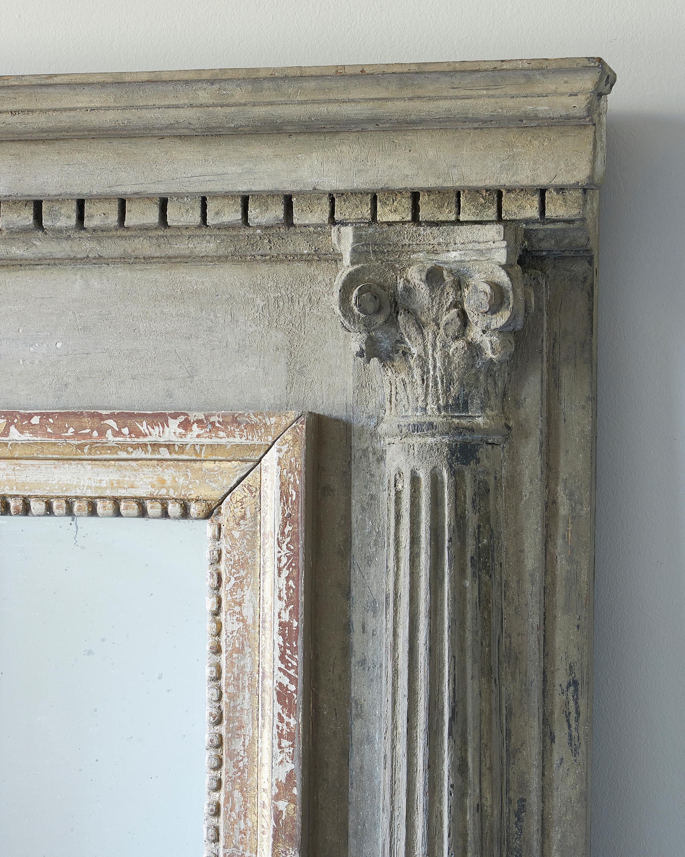 Painted Pair of Neoclassical Style Mirror