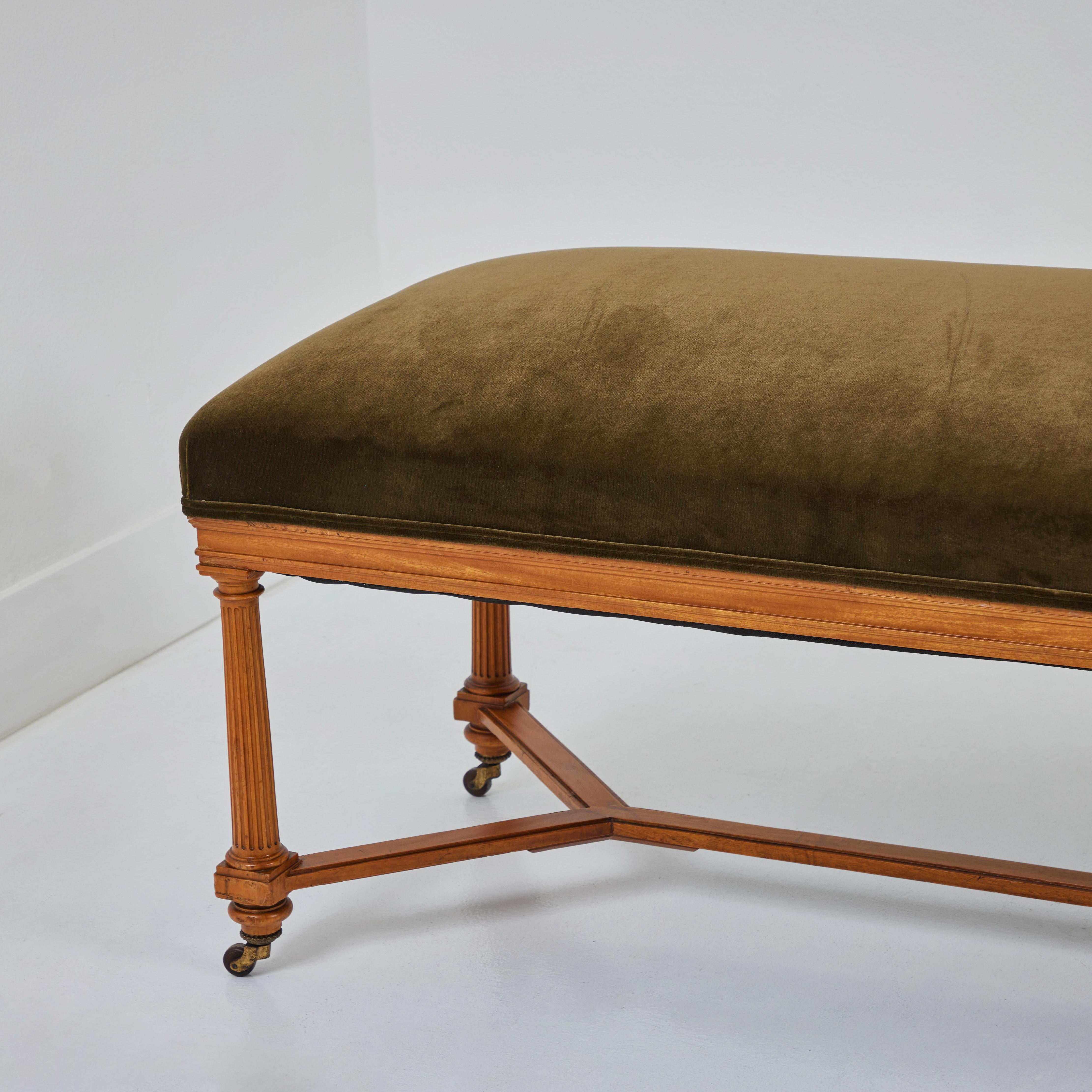 20th Century A Pair of Neoclassical Long Benches