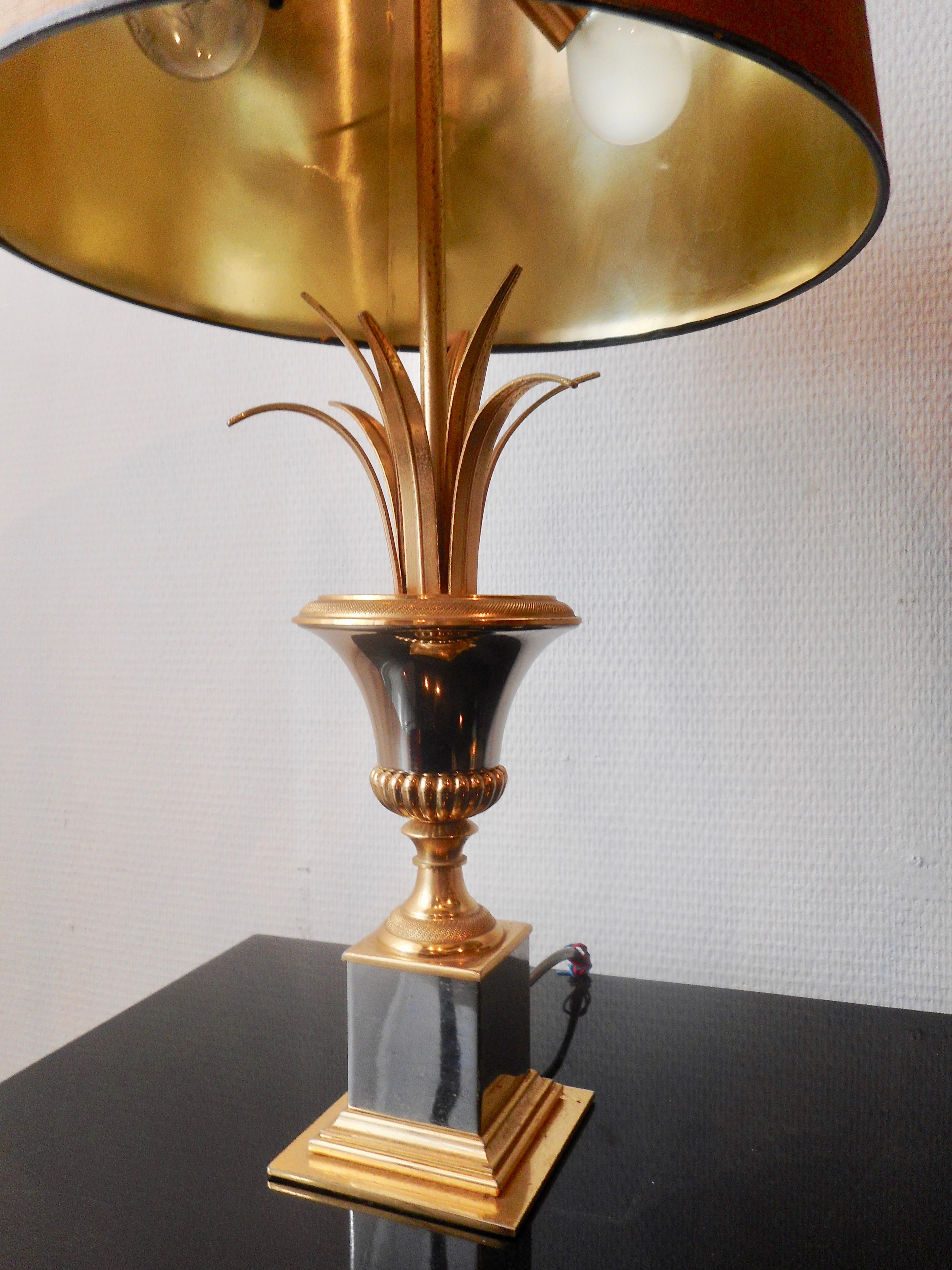 Pair of Neoclassical Table Lamps Attributed to Maison Charles, France, 1960 In Good Condition In Brussels, BE