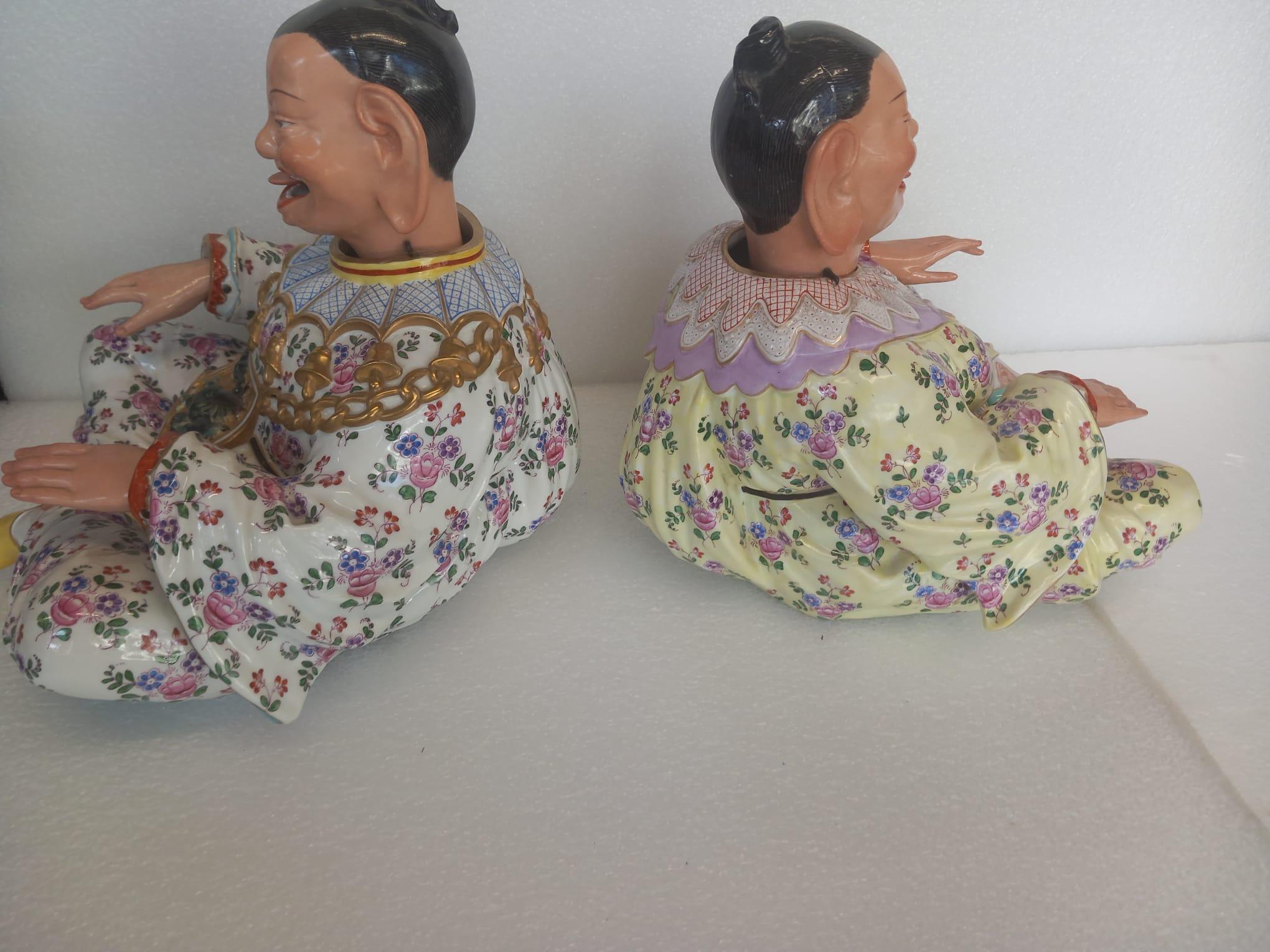Vernissé Paire de pagodes françaises du XIXe siècle en vente