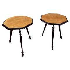 Pair of 19th Century Tripod Occasional Tables