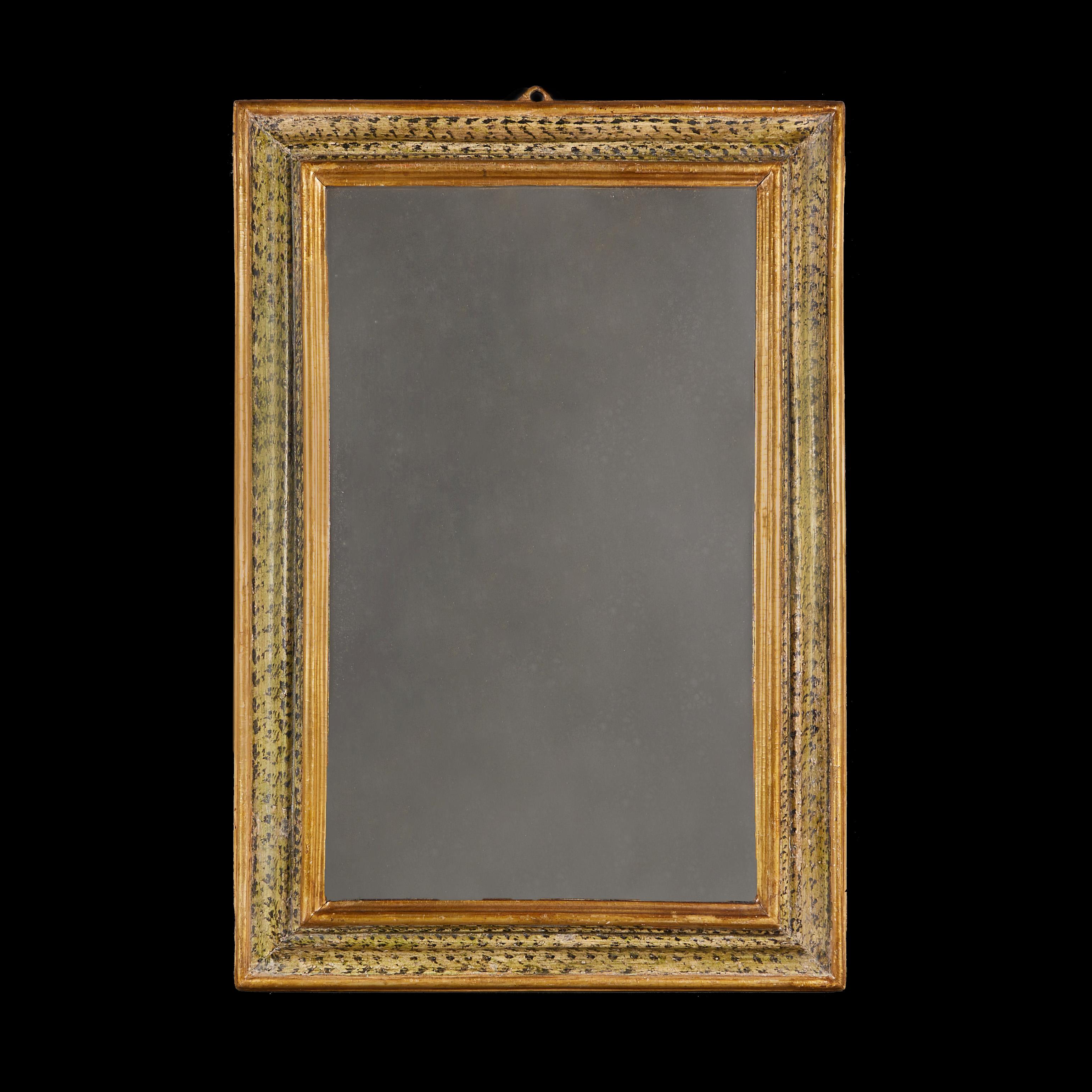 18th Century Pair of North Italian Painted Mirrors
