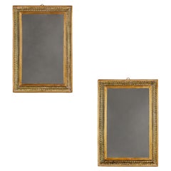 Pair of North Italian Painted Mirrors