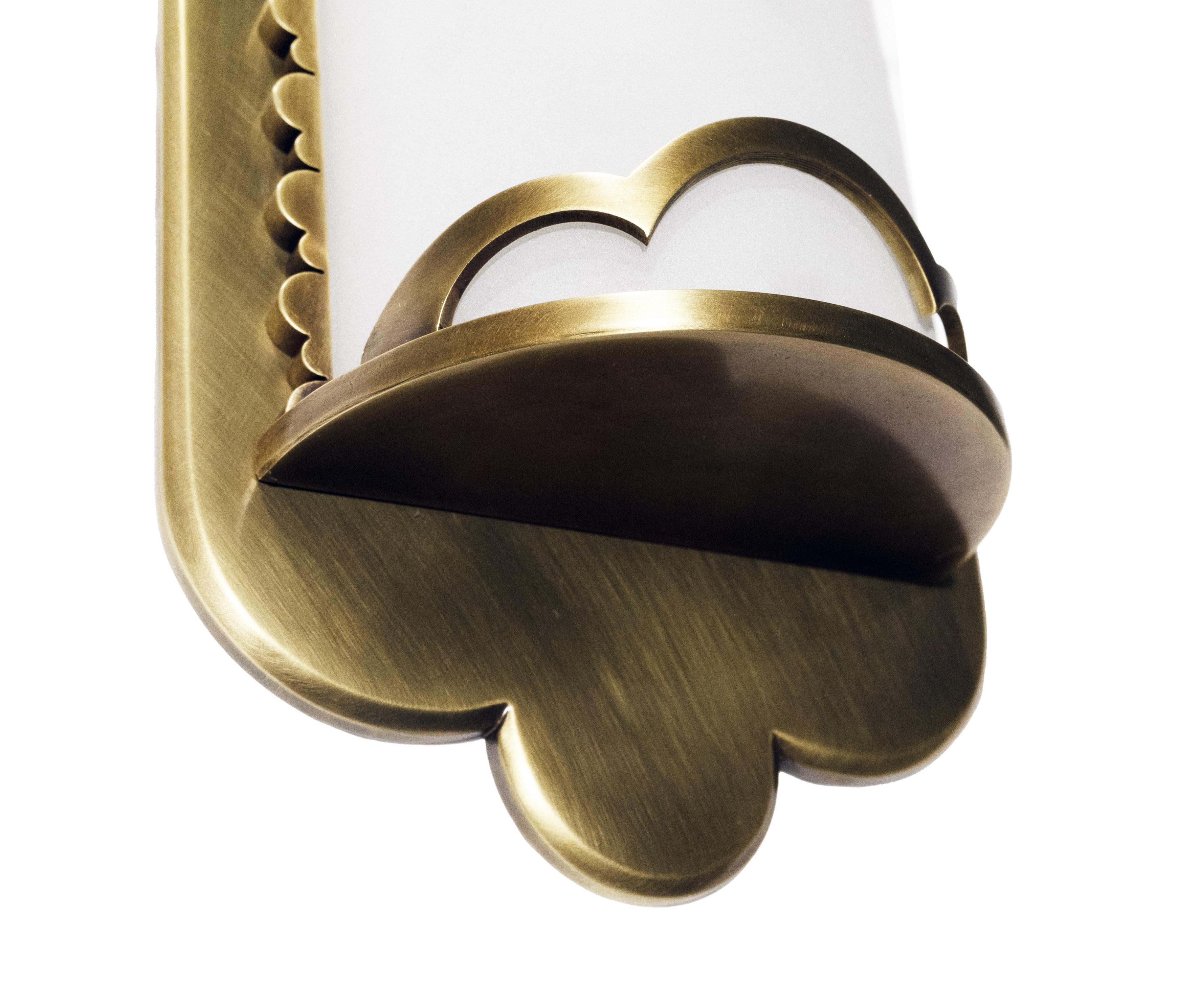 American A Pair of Nuages Sconces by David Duncan Studio For Sale