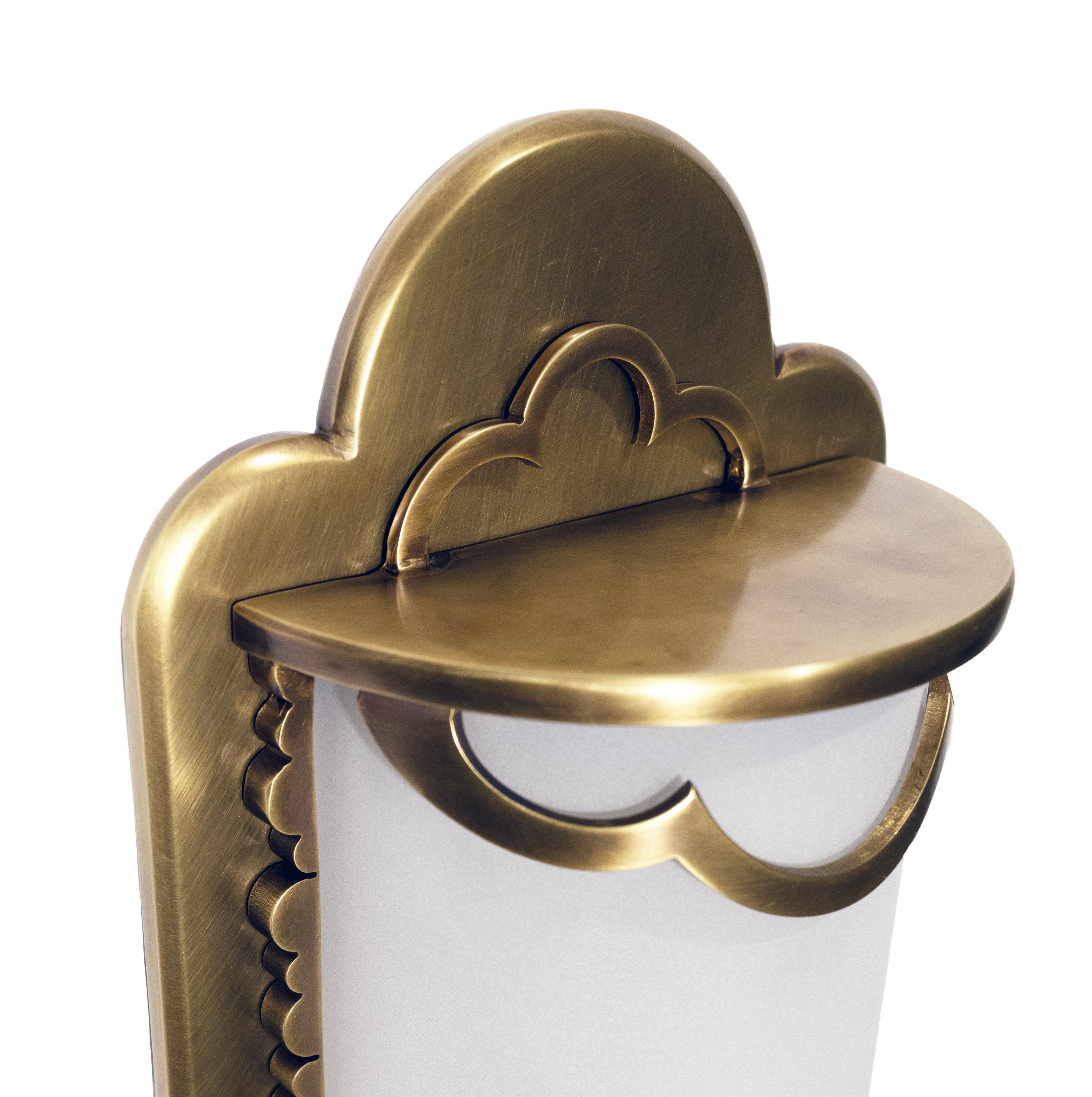 A Pair of Nuages Sconces by David Duncan Studio In New Condition For Sale In New York, NY