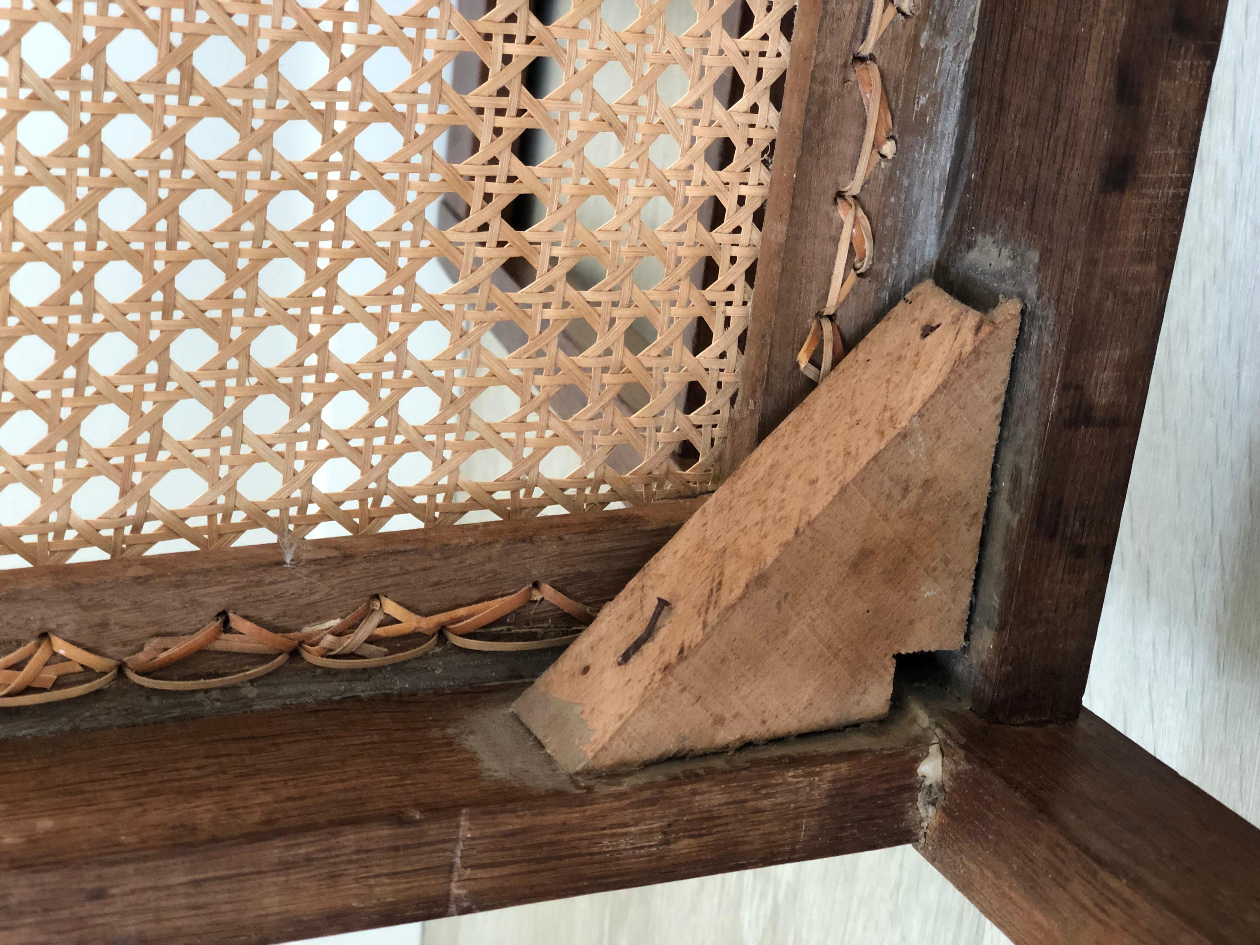 Pareja de Sillas de Comedor de Roble Escuela Art Decó Amsterdam Años 20 en venta 5