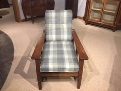 Pair of Oak Arts & Crafts Period Gentlemen's and Ladies Armchairs