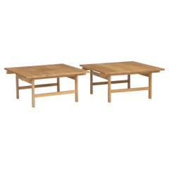 Pair of Oak Coffee Tables by Hans J. Wegner