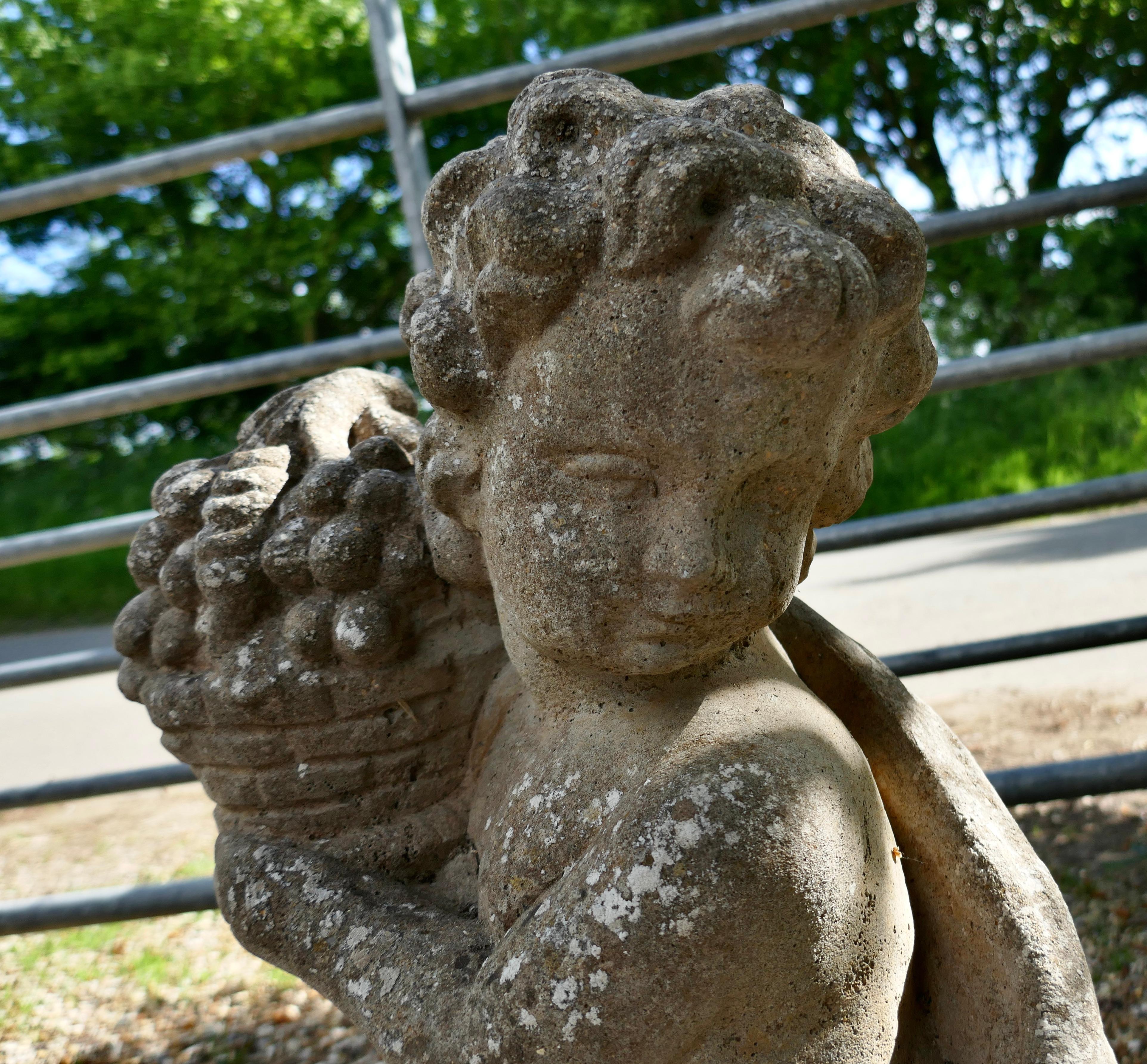 weathered statue