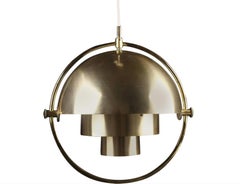 A pair of original Multi-Light Pendant by Louis Weisdorf for Lyfa