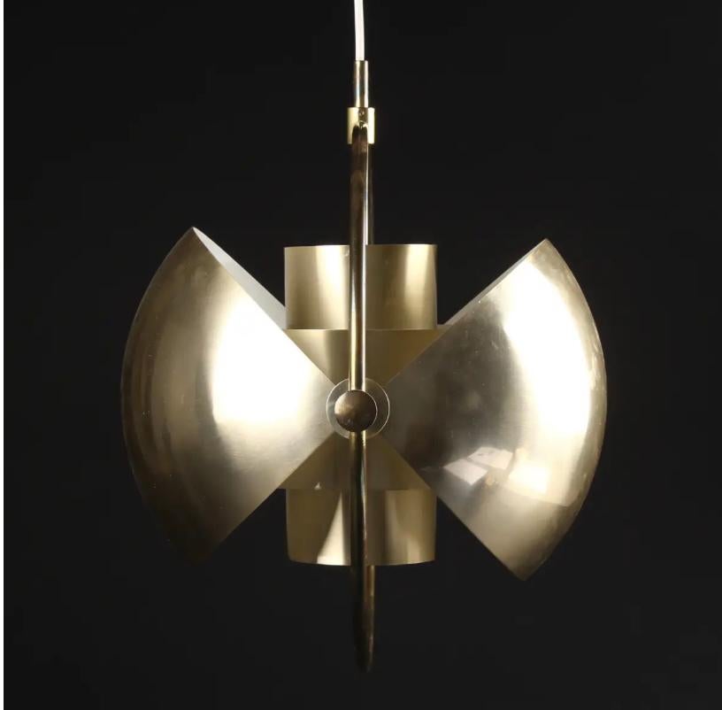 Late 20th Century A pair of original Multi-Light Pendant by Louis Weisdorf for Lyfa For Sale