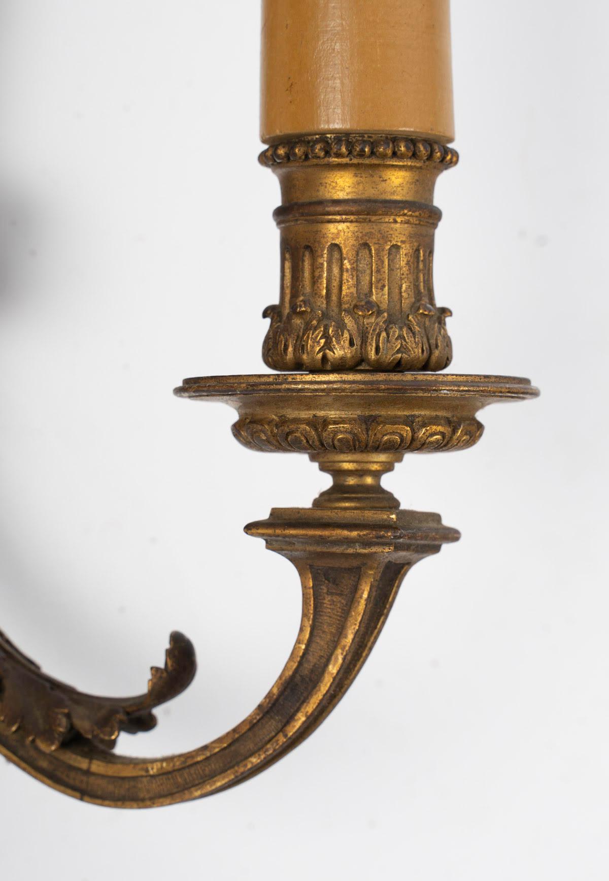 Coppia di scensori in ormolu, stile Luigi XVI, XIX secolo, periodo Napoleone III. in vendita 1