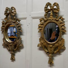 Antique Rococo Gilt Wall Mirrors, Gold Leaf & Resin, 1980, France