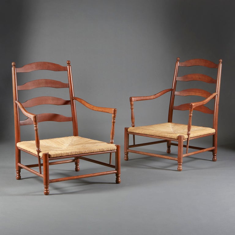 Pair of Overscale French Country Armchairs For Sale at 1stDibs