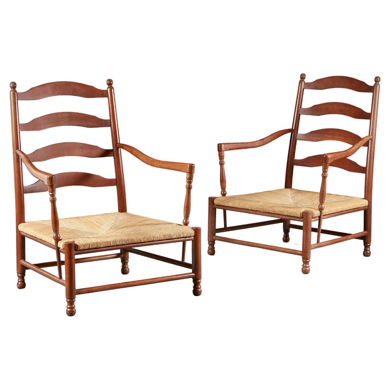 Pair of Overscale French Country Armchairs For Sale at 1stDibs