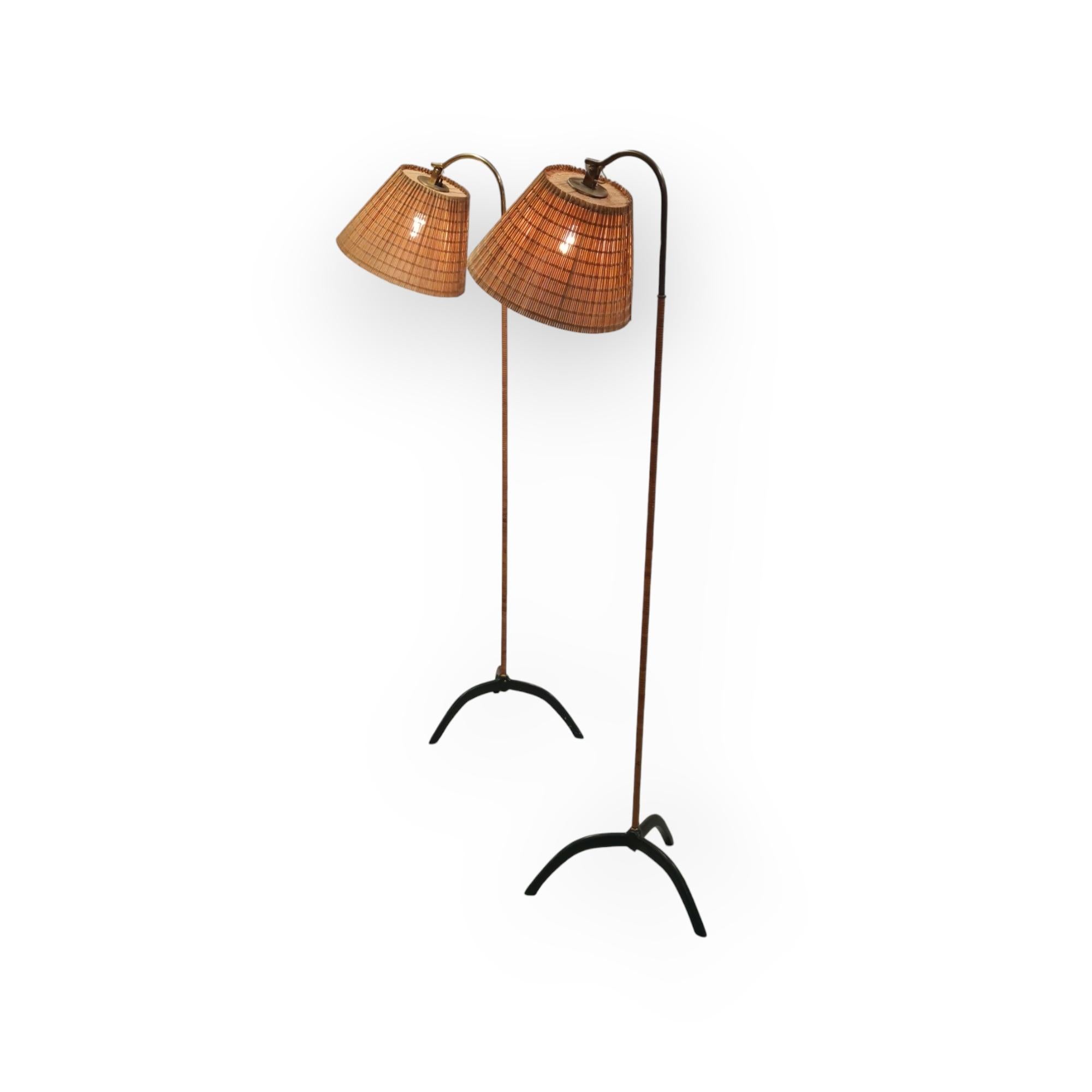 A Pair of Paavo Tynell Floor Lamps model. 9609, Taito Oy 5