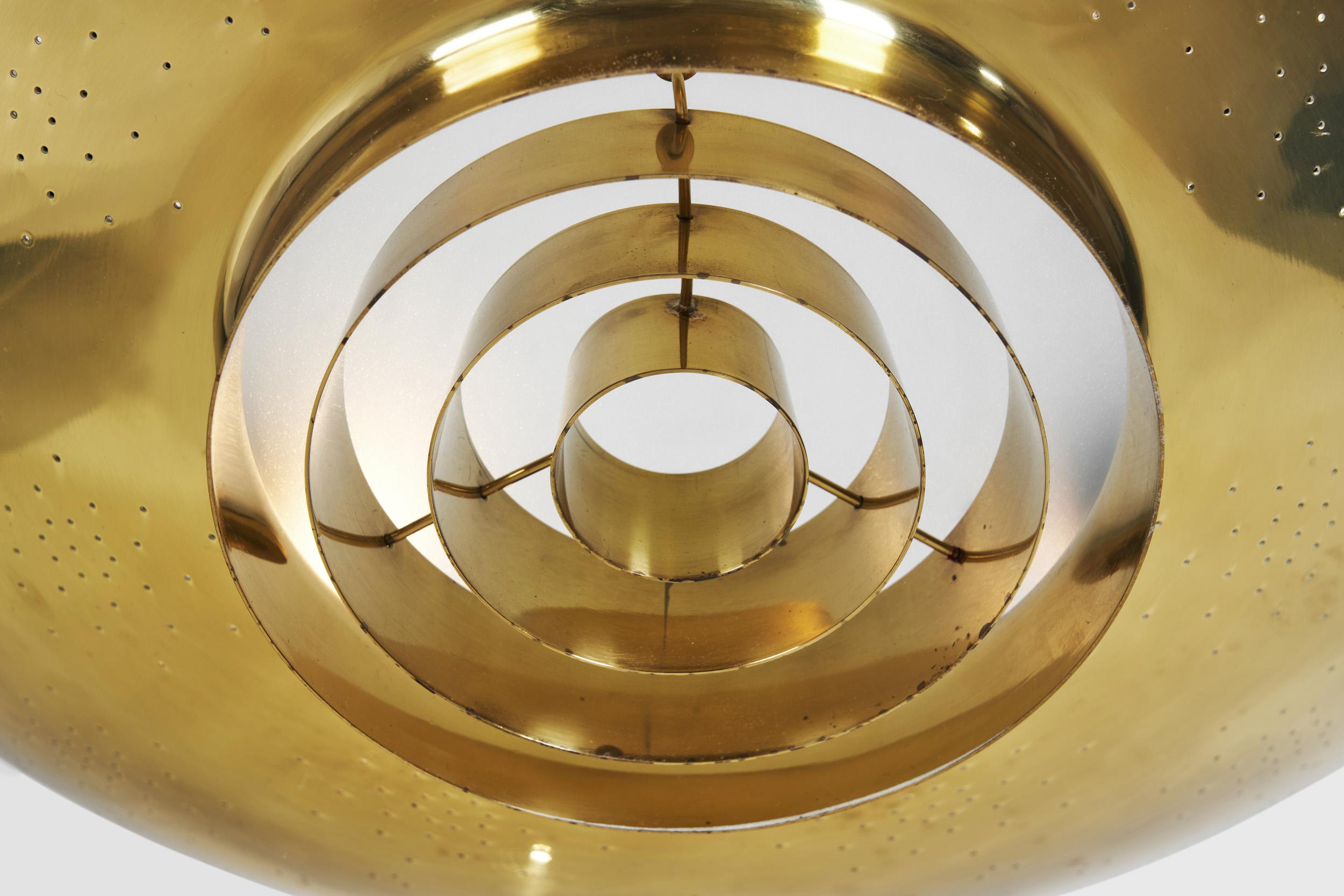 Coppia di lampade da soffitto Paavo Tynell modello 