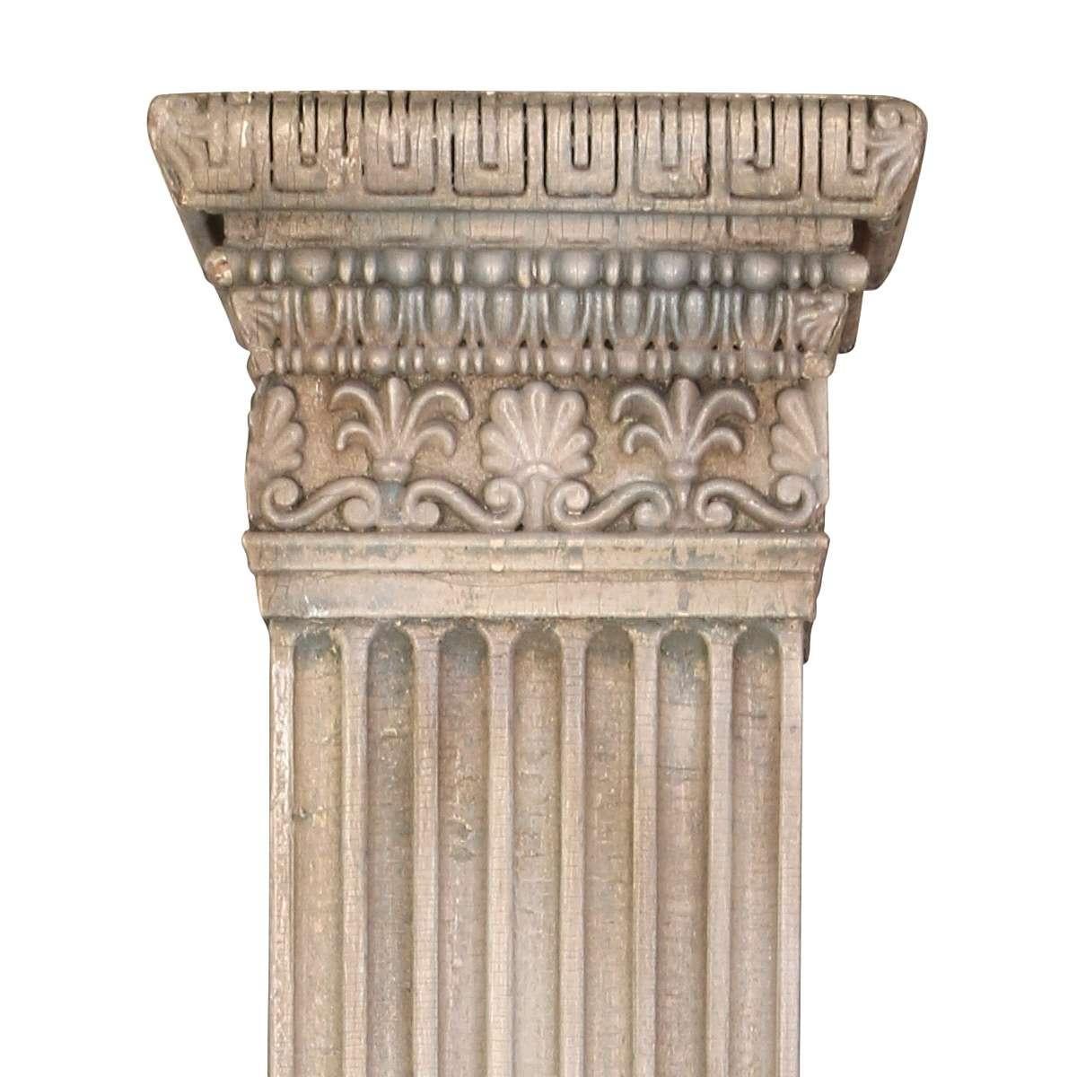 20th Century A Pair of Painted and Fluted Pilasters For Sale