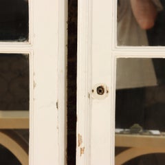Pair of Painted French Doors C 1900