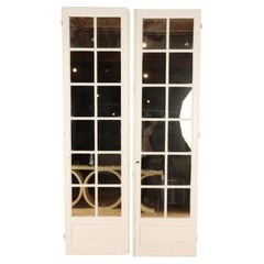 Pair of Painted French Doors C 1900