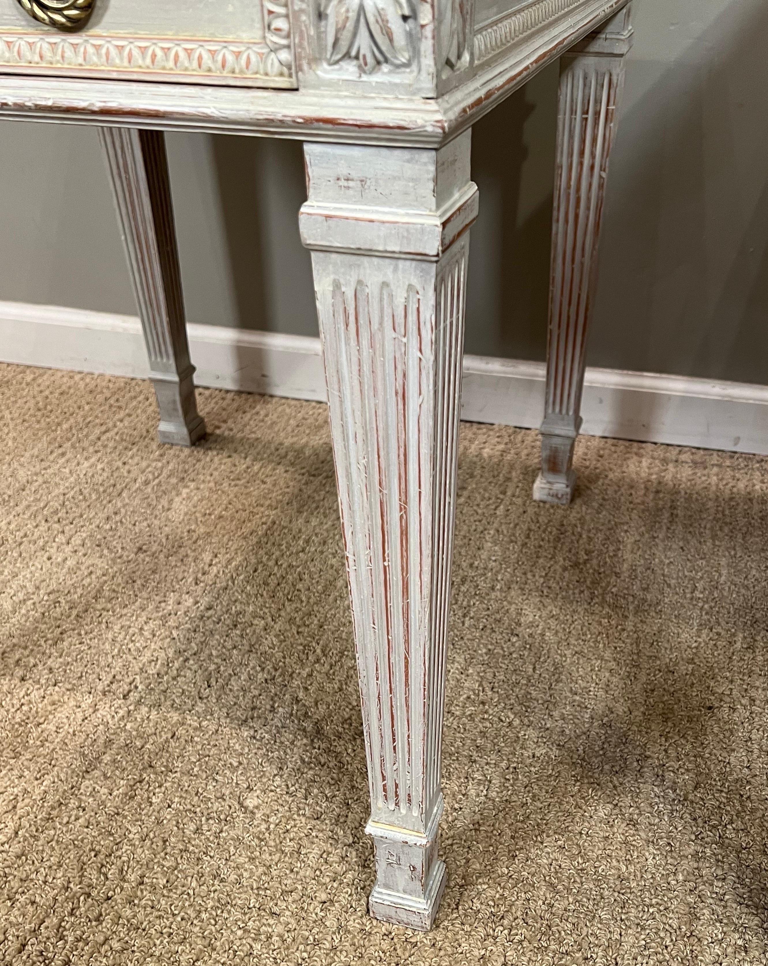 Pair of Painted Pine Bedside Tables For Sale 1