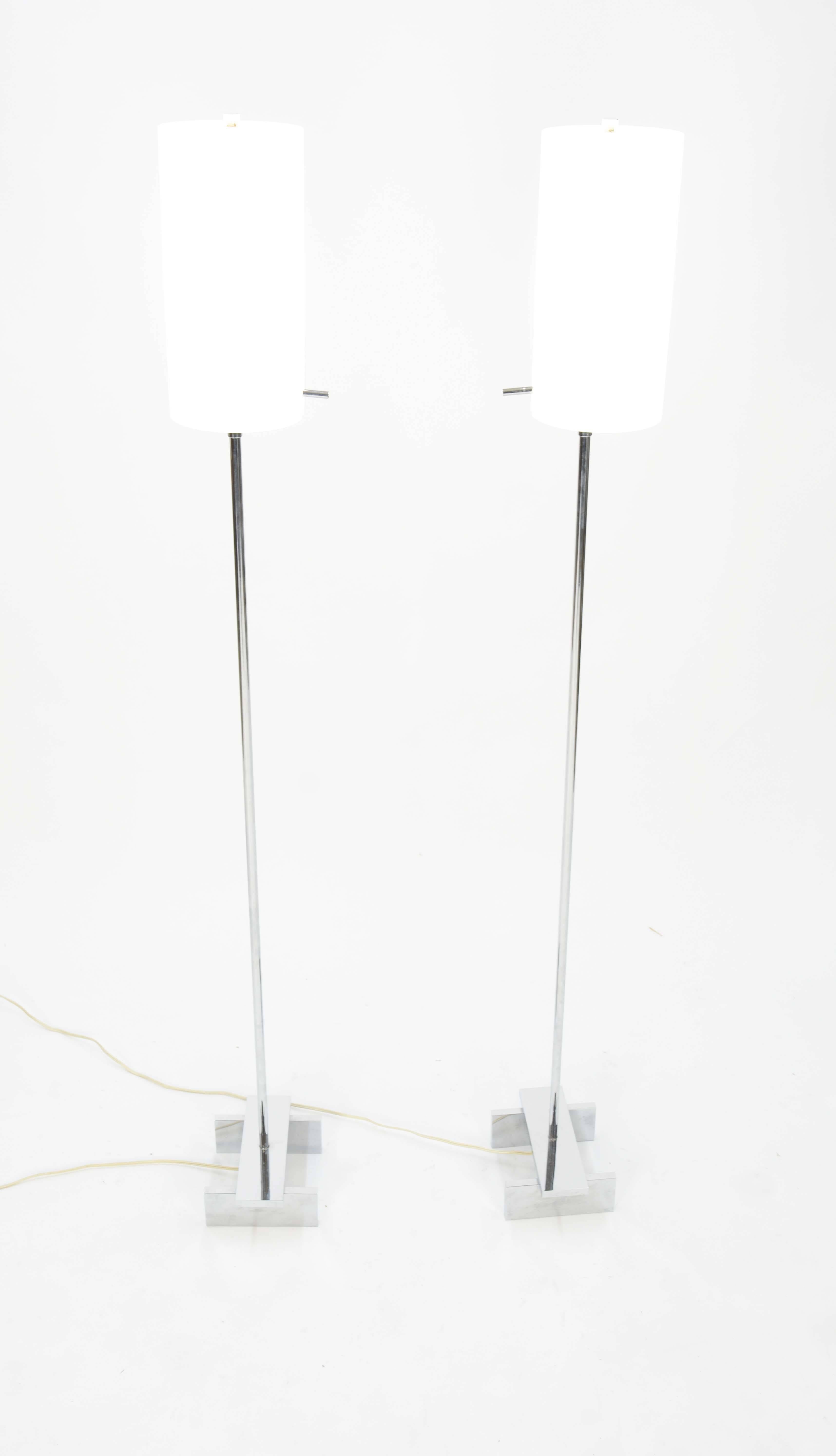 Mid-20th Century Pair of Paul Mayen Floor Lamps for Habitat International For Sale