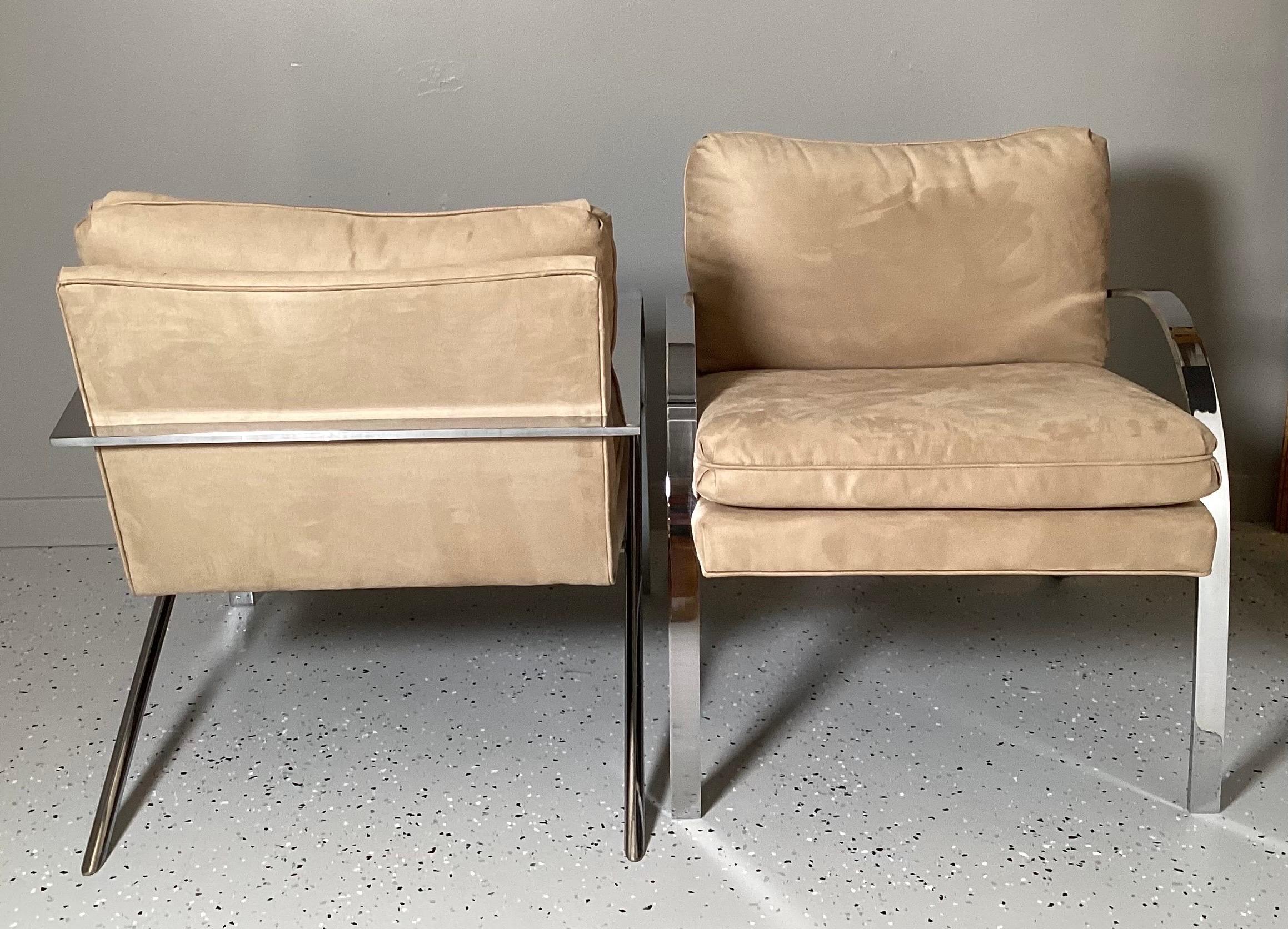 American Pair of Paul Tuttle Arco Lounge Chairs