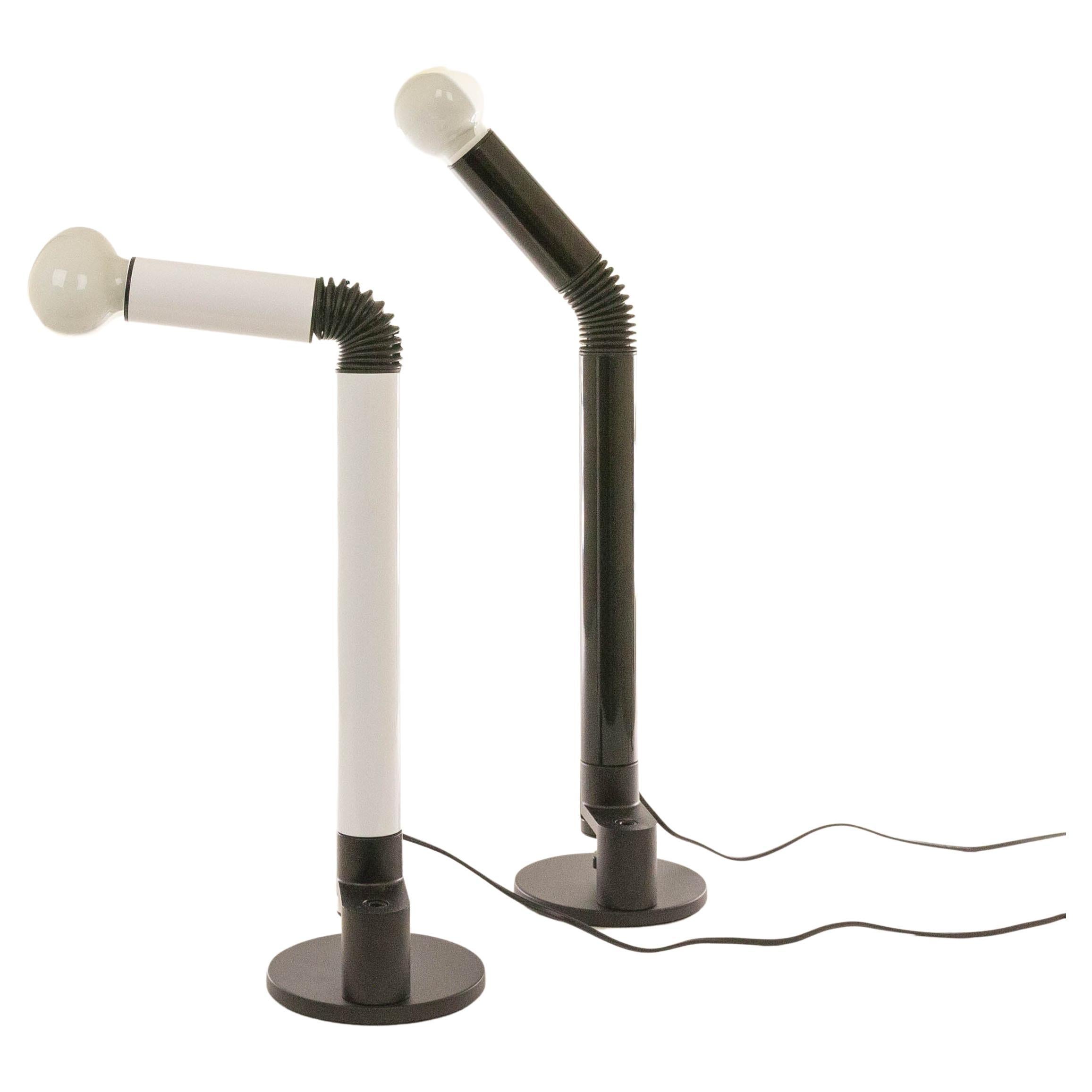 Pair of Periscopio Table Lamps by Danilo & Corrado Aroldi for Stilnovo, 1960s