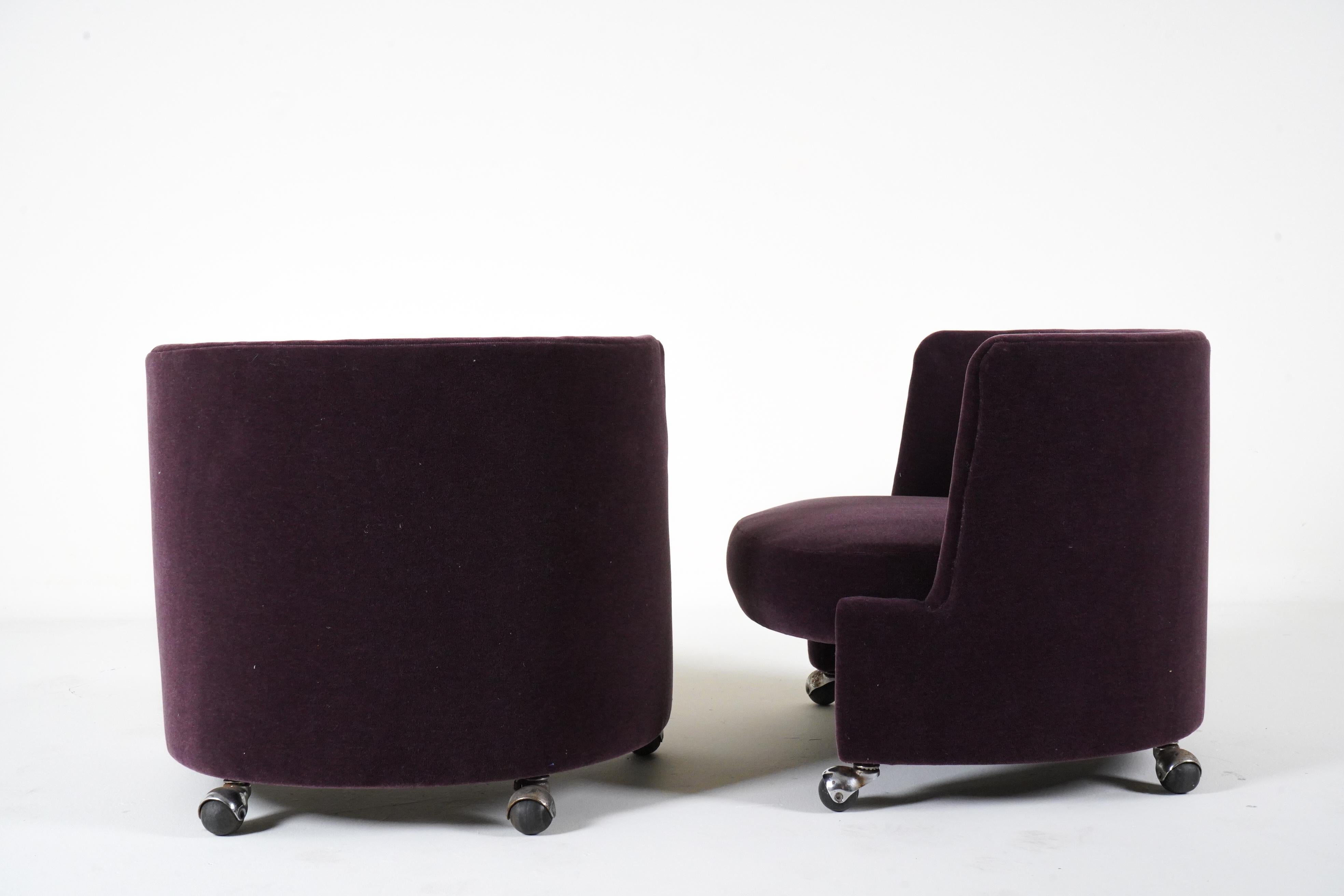 A Pair of Petite Mid-Century Socialist Lounge Chairs  For Sale 2