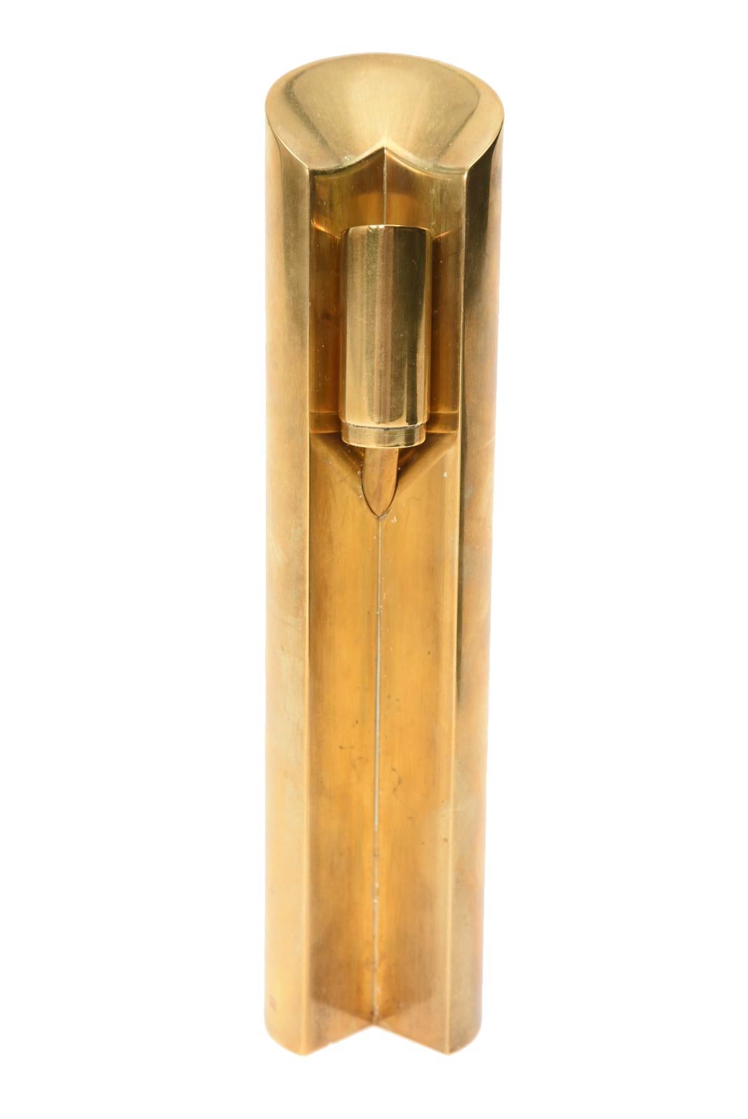 A Pair of Pierre Forssell Adjustable Candleholder, Model Variation, Skultuna In Good Condition For Sale In Stockholm, SE